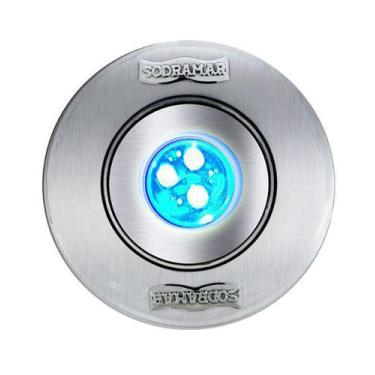 Imagem de Refletor Sodramar Hiper Led 9W Rgb Abs / Inox P/ Até 14M²