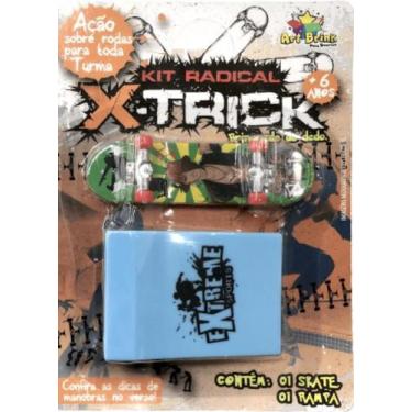 Pista Rampa Skate Dedo Mdf Grande Fingerboard Sk8 Brinquedo