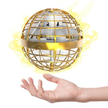 Imagem de Bola Spinner Voadora Led Divertido Colorido - Amarelo