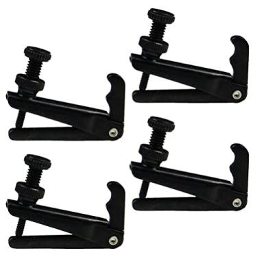 Imagem de 4 Pcs Peças De Reposição De Violino Ajustador Fino De Violino Acessório De Violino Afinador Fino Simples Afinador Violino Afinador Fino 3/4 4/4 Ajustador Parafuso Latão Substituir