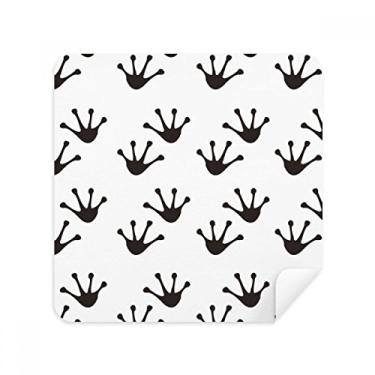 Imagem de Sapo Pegadas Animal Outline Protect Animal Glasses Pano Limpador de Tela Tecido Camurça Pacote com 2