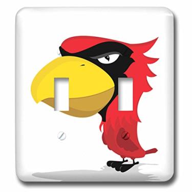 Imagem de 3dRose Interruptor duplo de mascote carte cardeal lsp_60004_2