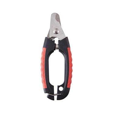 Imagem de Alicate de Unha Média, Preto/Vermelho, 12.5 x 4 cm, HomePet