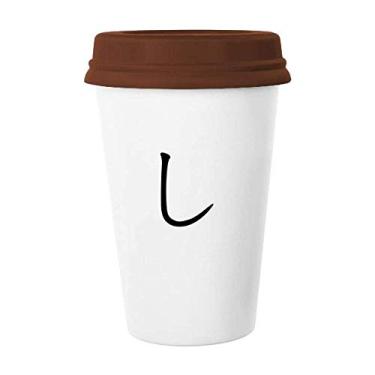 Imagem de Caneca japonesa Hiragana com personagem SI, caneca de café com vidro para beber cerâmica