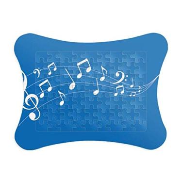 Imagem de Flappg 5-le Staff moldura azul quebra-cabeça cartão papel casa jogo