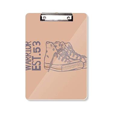 Imagem de Tela pintada à mão, ilustração, prancheta, pasta, bloco de escrita, placa de apoio A4