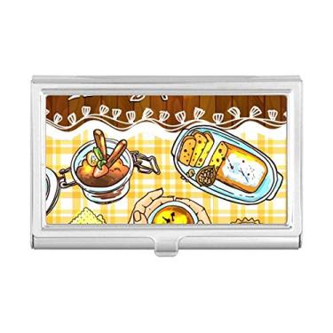 Imagem de Time for Tea Biscuits Chocolate Porta-cartões de visita Carteira de bolso