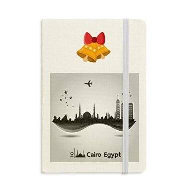 Imagem de Caderno com estampa de avião Egypt Morden City mas Jingling Bell