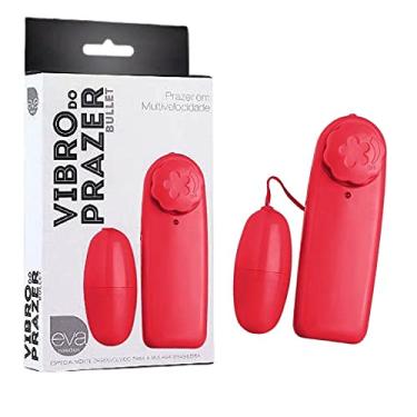 Imagem de Vibrador Bullet - Mini Bullet Vibro do Prazer, Eva Collection, Cor: Vermelho