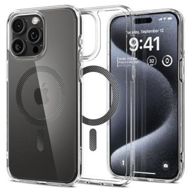 Imagem de Capa Spigen para iPhone 15 Pro, Ultra Hybrid MagFit [Antiamarelecimento] Projetada para Apple iPhone 15 Pro - Fibra de Carbono