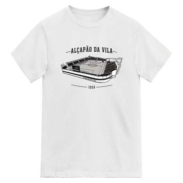 Imagem de Camiseta de Futebol Estádio Alçapão da Vila Masculina-Unissex