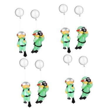 Imagem de minkissy 8 Peças Pingente De Paisagismo De Tanque De Peixes Acessórios Verdes Decorações Verdes Decorações Brancas Decoração De Vegetação Decorações Brilhantes Decorações De Peixes Aquário