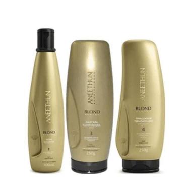 Imagem de Shampoo Aneethun Blond System Silver - Limpeza E Brilho