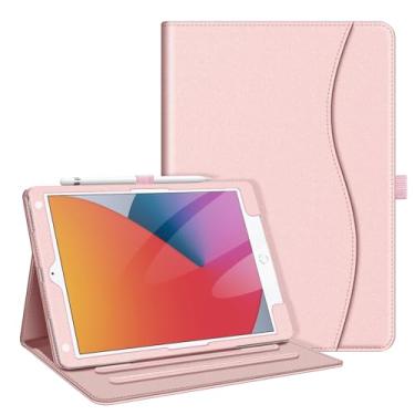 Imagem de Fintie Capa para iPad 9ª geração (2021) de 10,2 polegadas – [Proteção de Canto] Suporte de Visualização em Vários Ângulos com Bolso e Suporte para Lápis, Também serve para iPad 8ª Geração 2020/7ª Gera