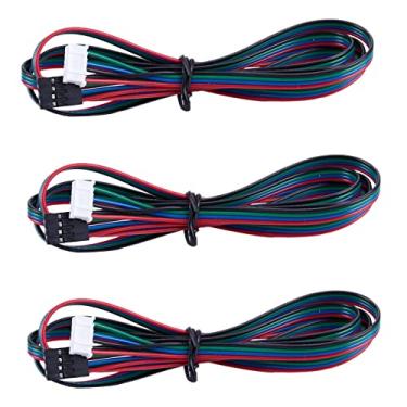 Imagem de Baglaum 3X Cabo de motor de passo NEMA 17 estendido 1 m longo 4 6 pinos impressora 3D