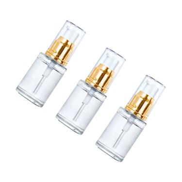 Imagem de 3 peças garrafa de bomba vazia garrafa de bomba de 10 ml garrafa de spray de viagem garrafa de loção líquida garrafa de spray transparente mini garrafas de vinho para lembrancinhas garrafas de viagem