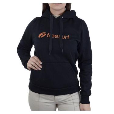 Imagem de Blusa Freesurf Moletom Canguru Feminina-Feminino