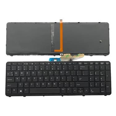 Imagem de Siakoocty Substituição de laptop US Layout sem apontar com teclado retroiluminado para HP ZBOOK 15 G1 ZBOOK 15 G2 ZBOOK 17 G1 ZBOOK 17 G2 Series PK130TK1A00 SK7123BL MP-12P23USJ698W PK130TK2A00 7123BL
