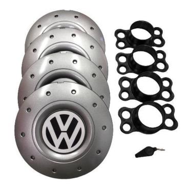 Imagem de Calotas miollo para vw up aro 14 2011/2019 amarok prata