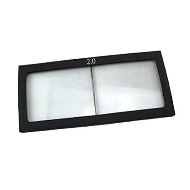 Imagem de Luzhengyang Lupa de PC de solda por dioptria, 2 x 1 peça, lente de aumento de inalação 2.0, para máscara de soldagem universal, tela de visualização, operador de trapaceiro, óculos ive