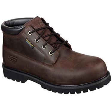 Imagem de Skechers Work Men's Trevok ST WP Boot (7, Dark Brown)