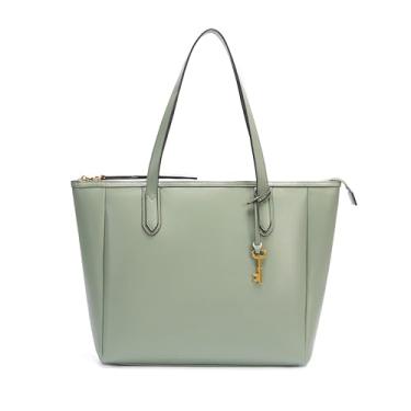 Imagem de BRASS TACKS Leathercraft Bolsas Femininas, Bolsa de Ombro Verde para Mulher, Tote Bag Couro PU para Notebook 15" - Trabalho, Faculdade, Viagem e Compras