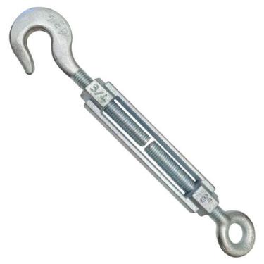 Imagem de Esticador Reforçado Cabo Aço Gancho X Olhal (F) 3/4" - Fischer