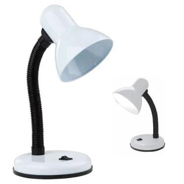Imagem de Luminaria de Mesa Abajur Copa Flexivel Estudo Trabalho Articulavel Esc