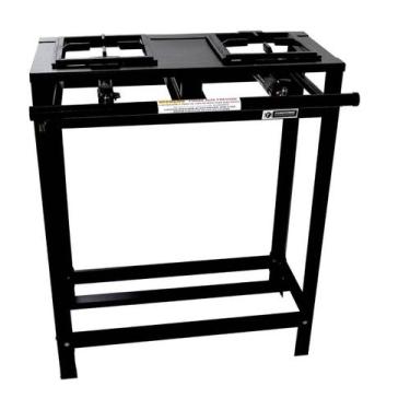 Imagem de Fogão Industrial Especial 2 Bocas 20x20cm Alta Pressão JCN - Fundiferr