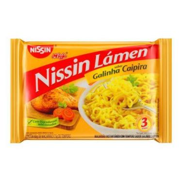 Imagem de Macarrão Instantâneo Lámen Galinha Caipira Nissin Miojo 85g