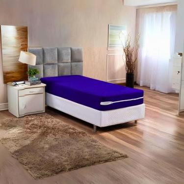 Imagem de Capa De Colchão Solteiro Protetora C/ Zíper Malha Gel Premium - BonaCa