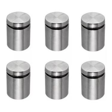 Imagem de Prolongador Inox 19X25Mm Vidro Madeira Esc/Pol Kit4 Unid - AGS