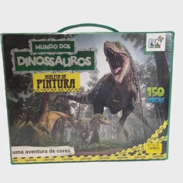 Imagem de Estojo De Pintura Mundo Dos Dinossauros 150 Peças - Fun Game