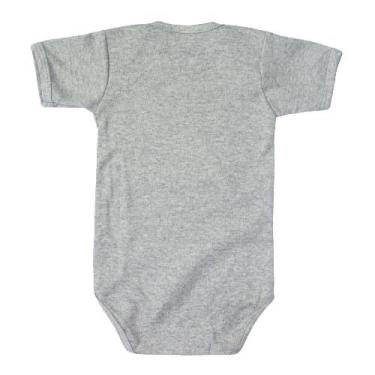 Imagem de Body curto mescla estampa hello panda para bebê - Era Uma Vez, 3-6M, M