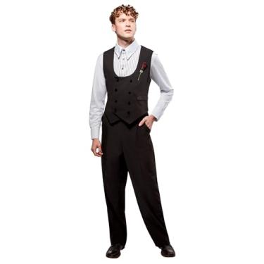 Imagem de Rubies Fantasia masculina Hunger Games: Ballad of Songbirds and Snakes Coriolanus Snow Costume, Conforme mostrado., GG