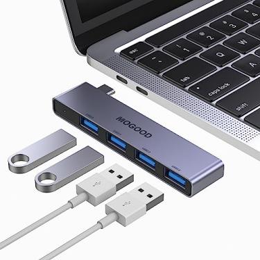 Imagem de Hub USB C para USB com 4 portas, Mogood USB C para adaptador multiportas Hub USB, divisor USB C com porta USB 3.0, estação de ancoragem USB tipo C para MacBook Pro/Air2020/2019, Surface Pro e mais