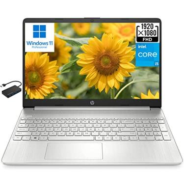 Imagem de [Windows 11 Pro] Notebook empresarial HP 15 15,6" FHD, Intel 4-core i5-1135G7 de 11ª geração (Beat i7-1160G7), 32GB RAM 2TB PCIe SSD, Intel Iris Xe Graphics, teclado numérico, BT 5.2, HDMI, com hub