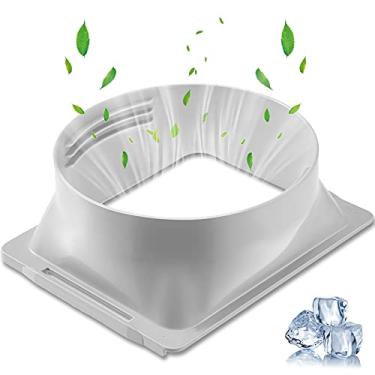 Imagem de Acoplador de mangueira de escape de ar condicionado portátil de 5,9 polegadas para verão conector A/C portátil adaptador de janela conector de acoplador A/C móvel quadrado para duto de exaustão de ar