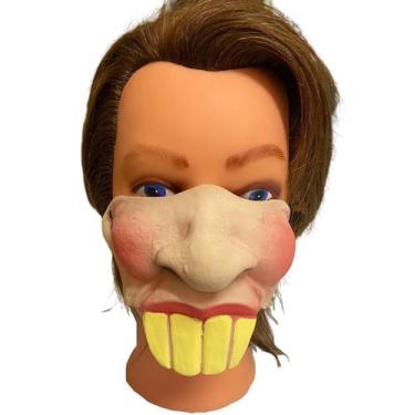 Imagem de Fantasia Máscara Dentão Metade  do Rosto de Látex - Lynx produções
