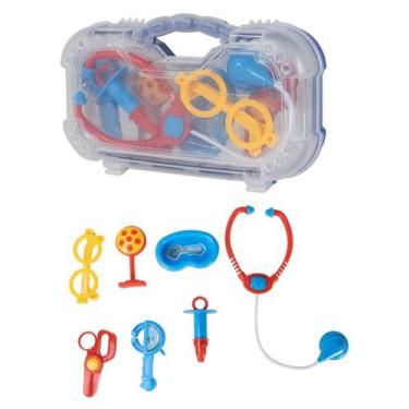 Imagem de Maleta Mini Doutor Pedagógico Médico Infantil Paki - Paki Toys, Rosa