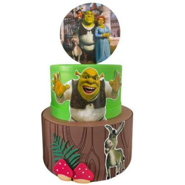 Imagem de Bolo fake shrek - Catavento