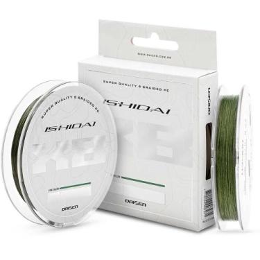 Imagem de Linha Multifilamento Ishidai 8x PE Verde 0,41mm 200m - Daisen