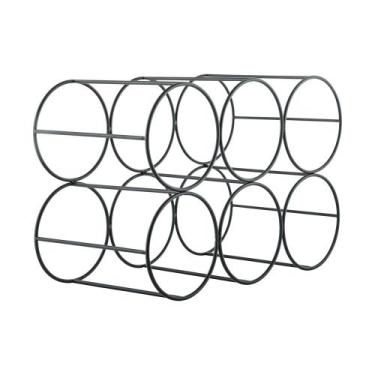 Imagem de Adega para 6 Garrafas Preto - MOR