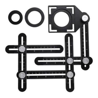 Imagem de Régua instrumento  Medidor Universal Multi-ângulos Piso parede - ZEM