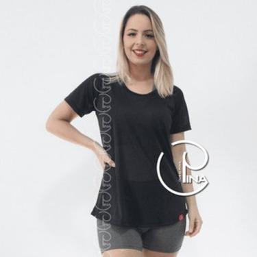 Imagem de Camiseta Veste Legging Tapa Bumbum Poliamida Microfibra PINA Camiseta 