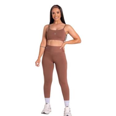 Imagem de Conjunto de academia top + legging com cos alto - urbativa fitness, Ma