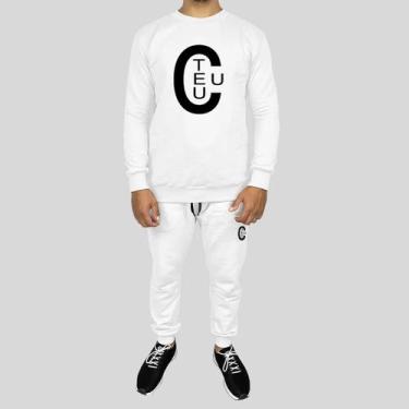 Imagem de Conjunto Calça e Blusa Moletom Careca Sem Capuz Algodão TC - MP Moda M