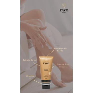 Imagem de Hidratante Corporal com Ácido Hialurônico 200ml Favo Beauty