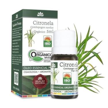 Imagem de Óleo Essencial Citronela WNF Para Aromaterpia 5 Ml - Repelente Natural