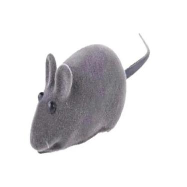 Imagem de Brinquedo Gato Ratinho Rato Real Mouse com Apito Pet - The Pet's Brasi